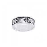 The story of sea turtle in the big waves Ring TR008 - Rings